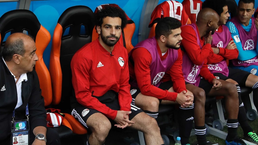 Mo Salah on the bench for Egypt