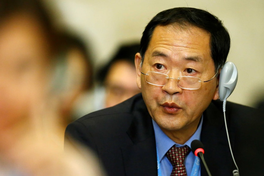 North Korea's ambassador to the United Nations Han Tae Song.