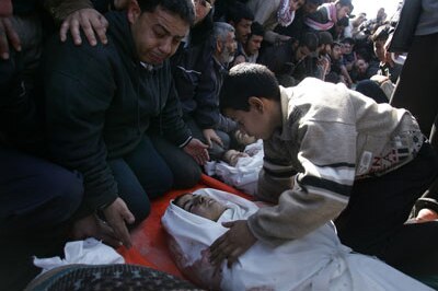 Jabalia Refugee Camp, Gaza Strip, January 7, 2009 (Getty Images: Abid Katib)