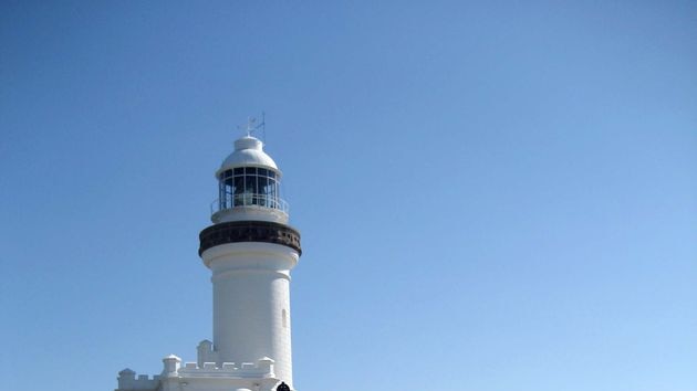 The lighthouse at Byron Bay sits atop Cape Byron