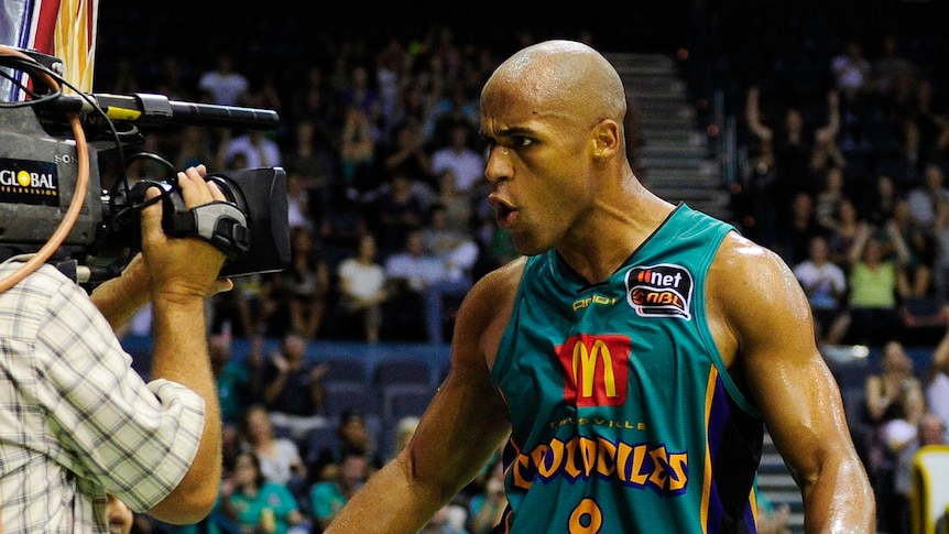 Highlight reel ... former NBA guard Eddie Gill led the way for Townsville.