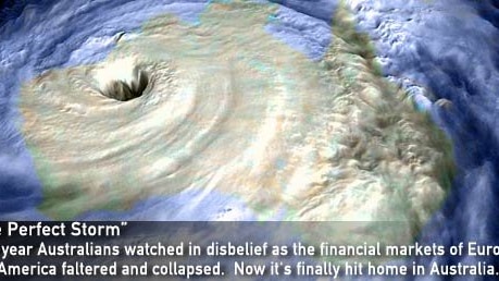 Gloomy Eye of Storm - Tornado Vortex -, Stock Video