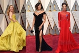 Leslie Mann, Taraji P Henson and Ruth Negga on the Oscars red carpet