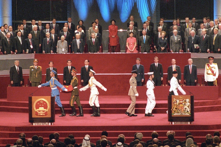 Hong Kong's 1997 handover ceremony