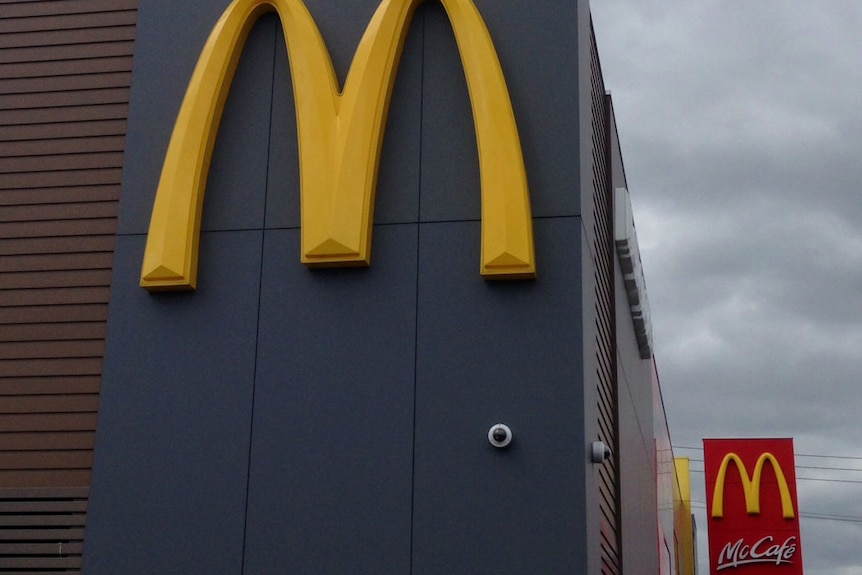 Generic McDonald's arches in Ringwood Vic