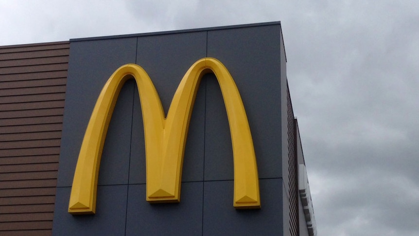 Generic McDonald's arches in Ringwood Vic