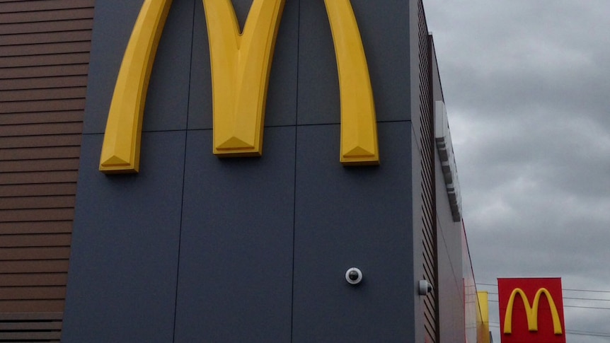 Generic McDonald's arches in Ringwood Vic