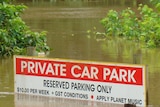 Lismore car park flooded