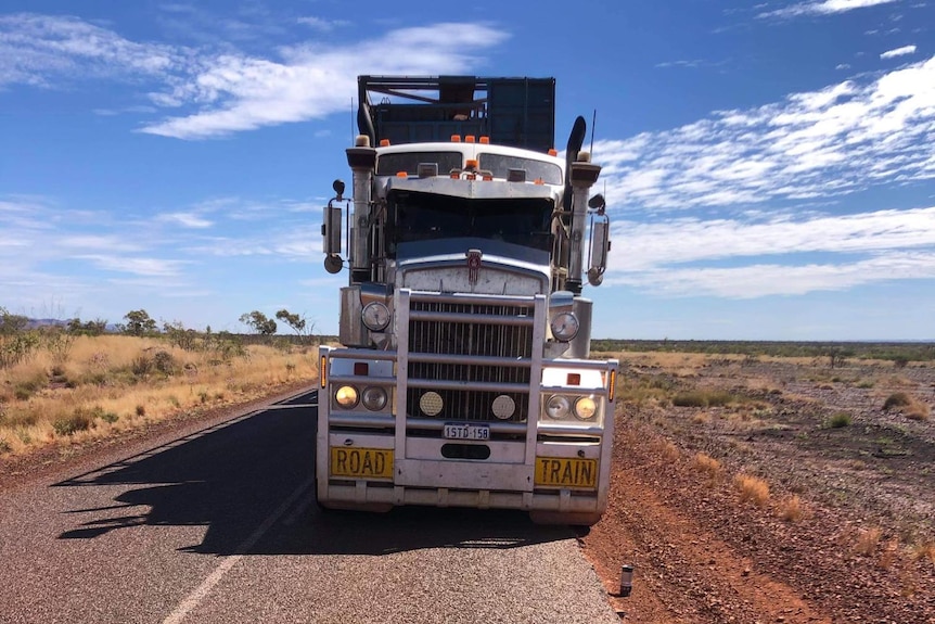 Truck on a regional WA road