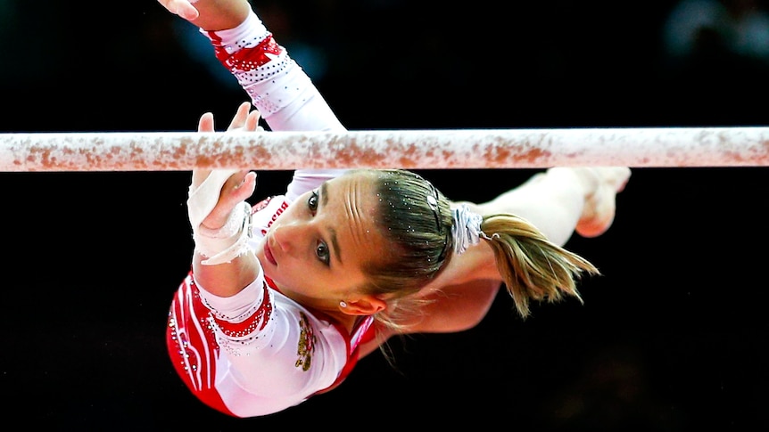 Russian gymnast Victoria Komova