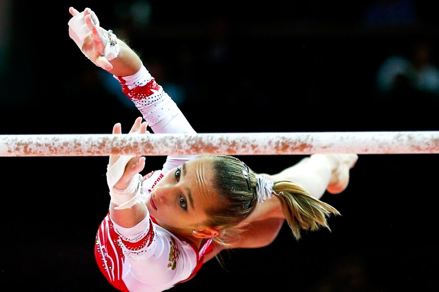 Russian gymnast Victoria Komova