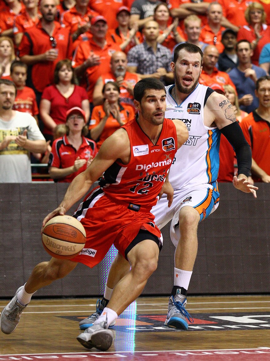 This is my house ... league MVP Kevin Lisch led the Wildcats with 20 points and seven assists.