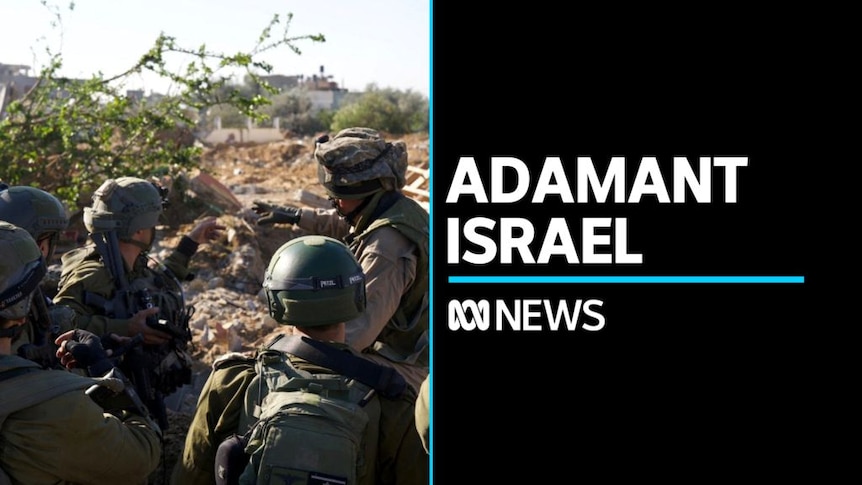 Adamant Israel: Squad of Israeli troops in cover