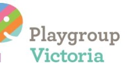 The Playgroup logo featuring a number of multicoloured letters