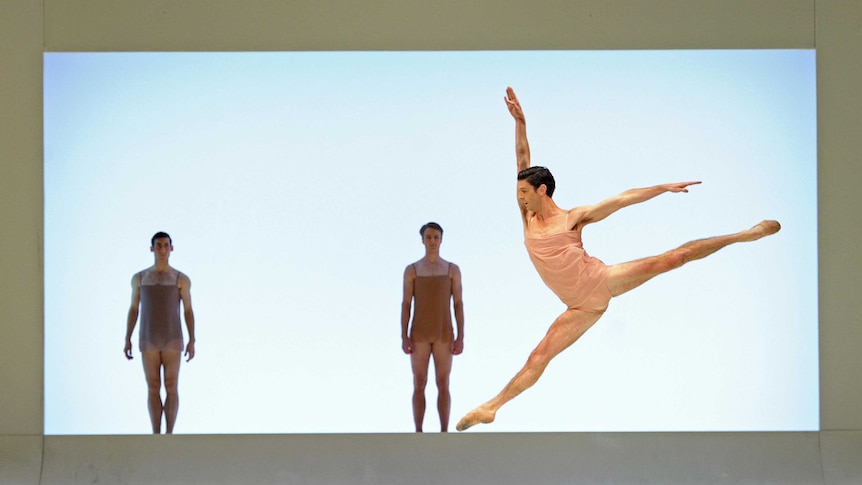 Dancers perform during a rehearsal for Chroma at the Arts Centre in Melbourne.