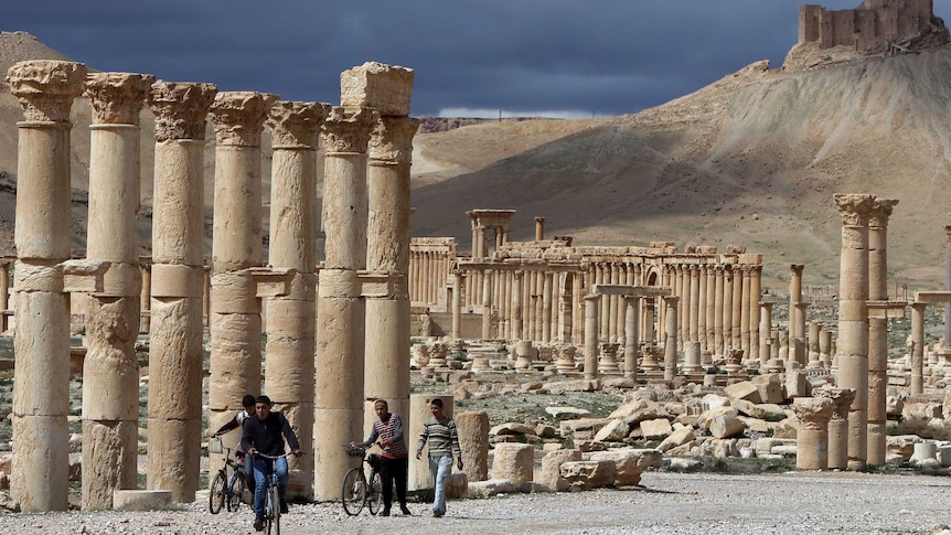 World heritage site at Palmyra, Syria