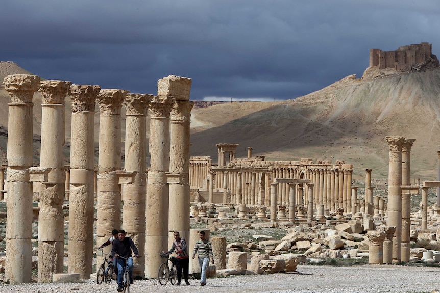 World heritage site at Palmyra, Syria