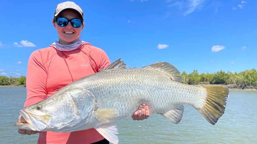 All smiles with a 93cm barra in your hands