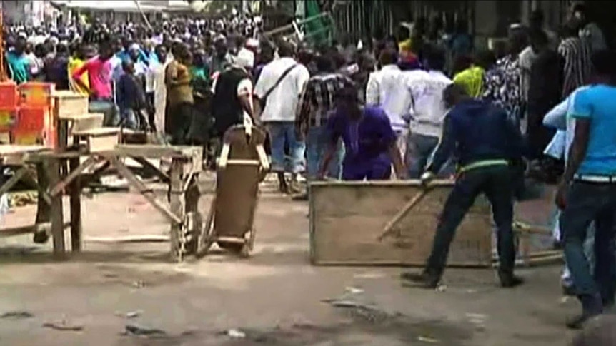 Monday market in Maiduguri, Nigeria