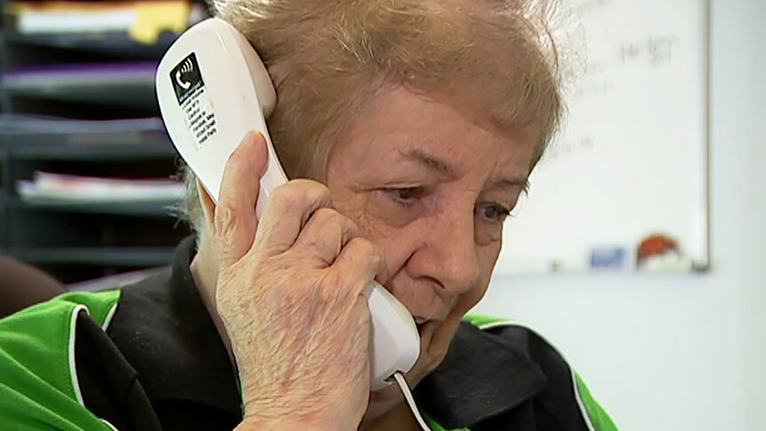 Shirley Edwards has a phone transcription service for the hearing impaired