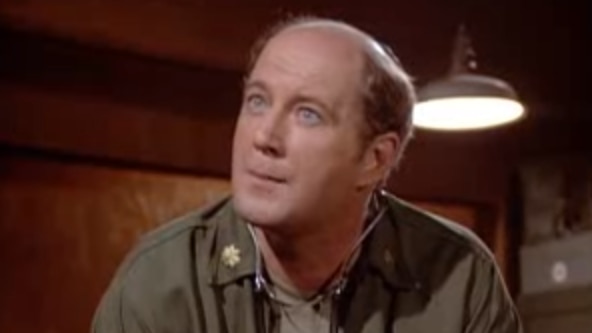 Actor David Ogden Stiers as the MASH character Major Charles Winchester