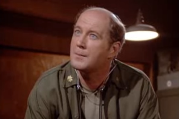Actor David Ogden Stiers as the MASH character Major Charles Winchester