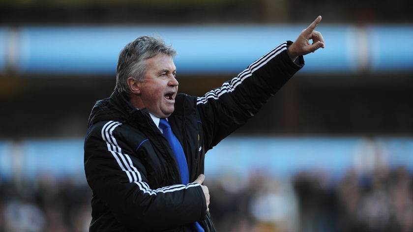 Hiddink tastes victory with Chelsea