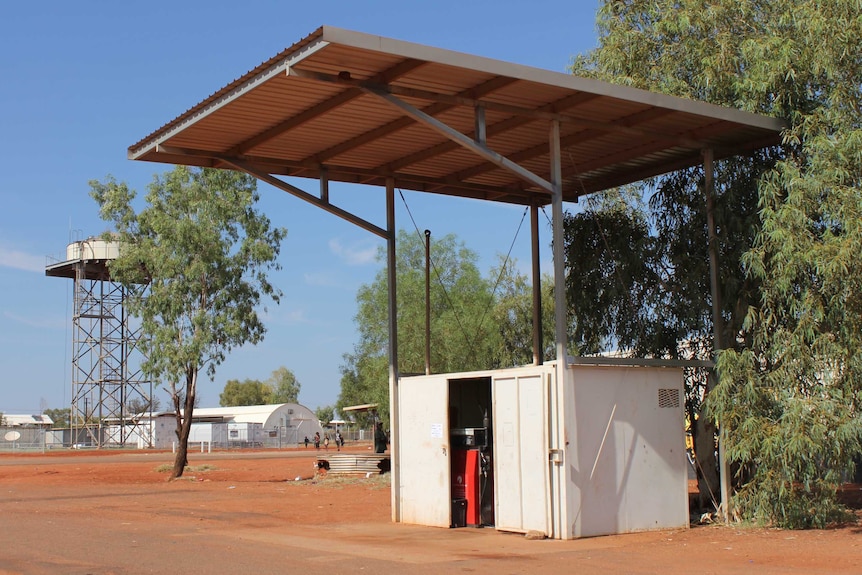Fuel bowser in the remote community of Papunya