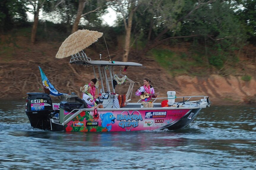Women anglers in the Barra Classic