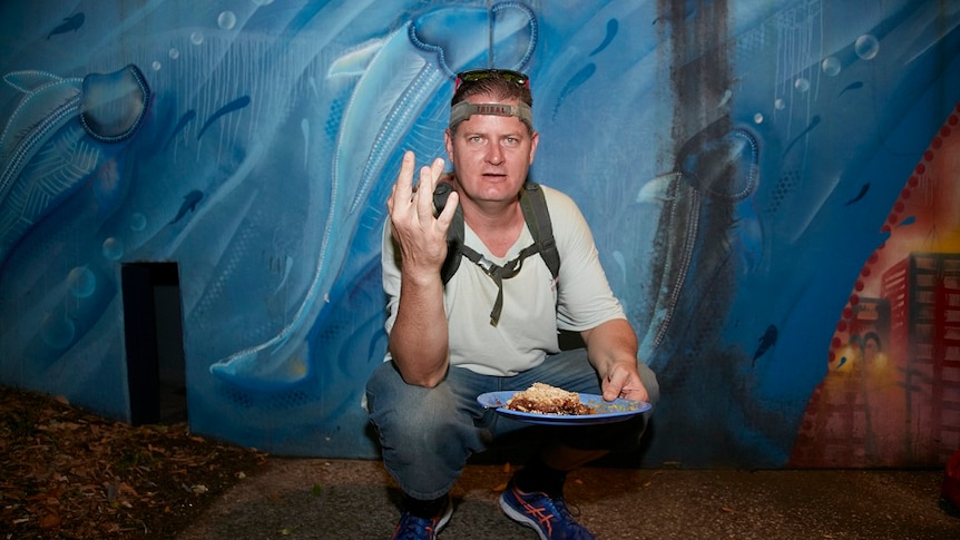 Food Not Bombs regular William Hunter has turned around his life after petty crime and mental health problems.