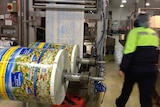 Simplot production line bag Coles roll