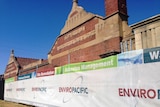 The former Newcastle Gasworks site being remediated at Hamilton North.