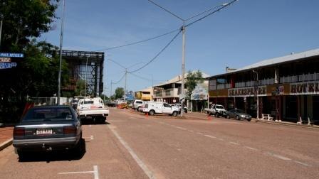 Street in Barcaldine in central-west Qld