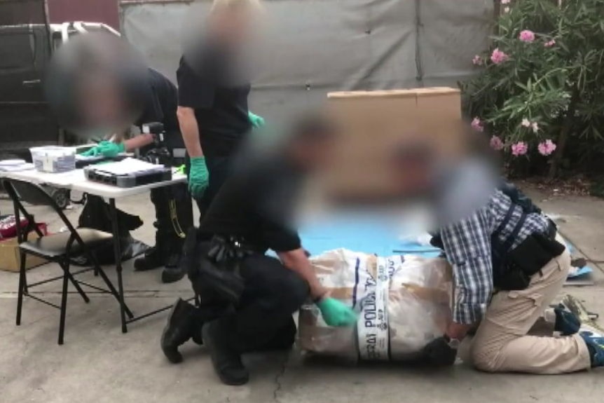 Mass AFP meth drug bust in Adeldaide