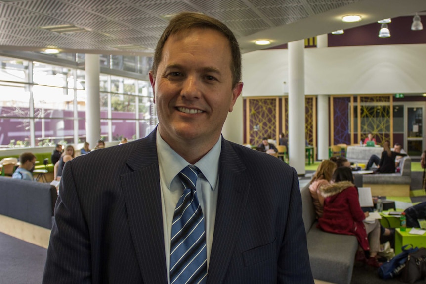 David Howard, university librarian at Edith Cowan University, 28 August 2014.