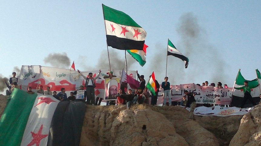Syria protesters rally against the regime