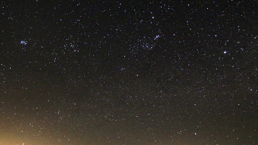 Widefield view of the northern sky in summer