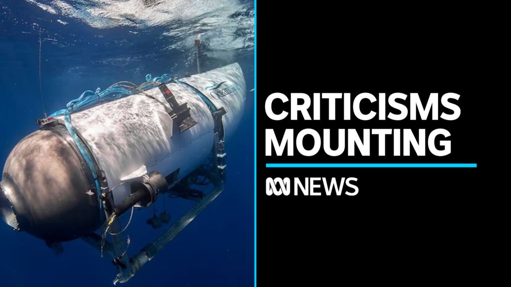 Criticisms mounting toward company which operated imploded submersible ...