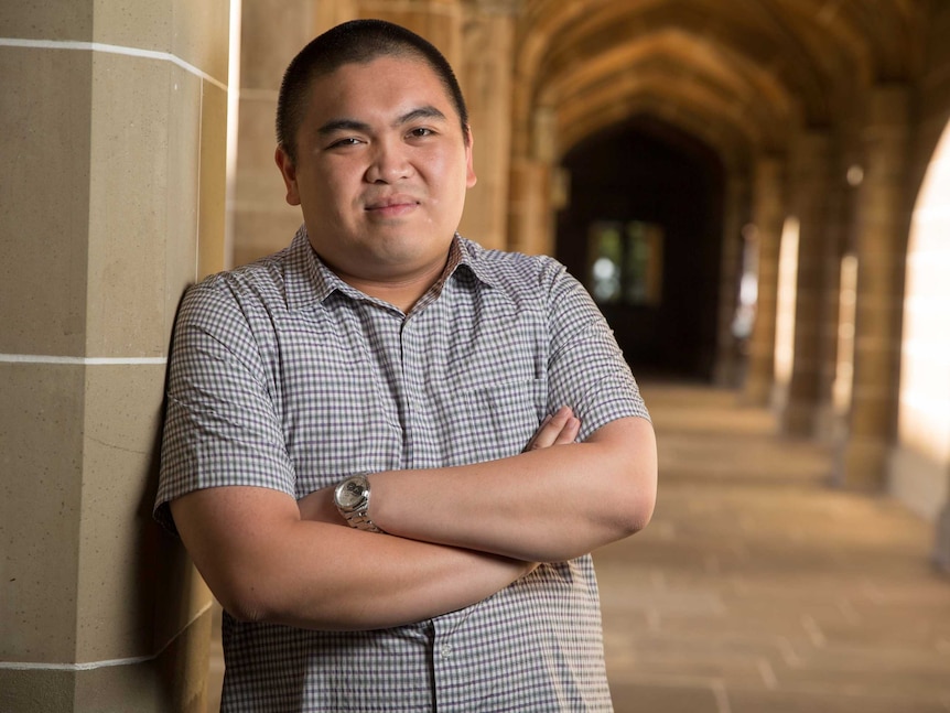 Portrait of Nielson Del Rosario at Melbourne University