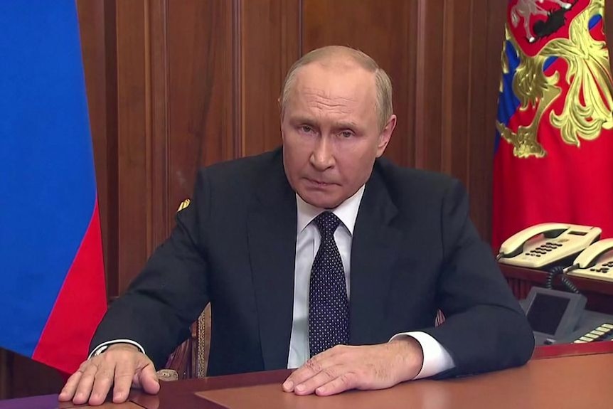 Vladimir Putin announces partial military mobilisation
