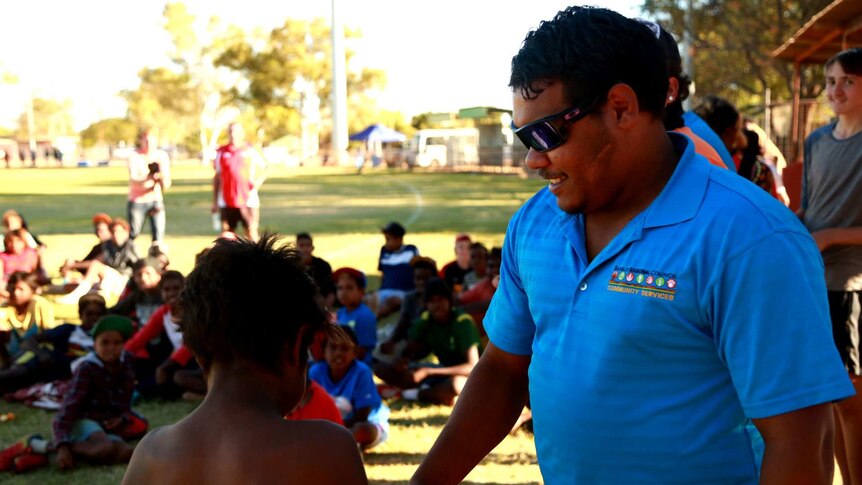 Barkly Regional Council sports and recreation worker Troy Gillett