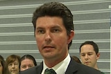 Still of Greens Senate candidate Scott Ludlam giving press conference