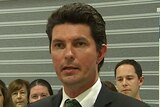 Still of Greens Senate candidate Scott Ludlam giving press conference