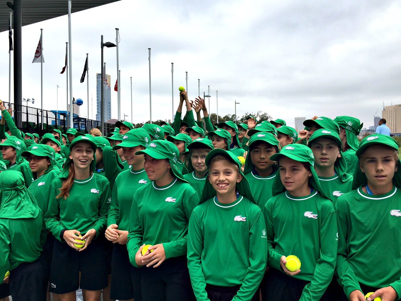 Australian Open: Ball kids from around the world ready to go after ...