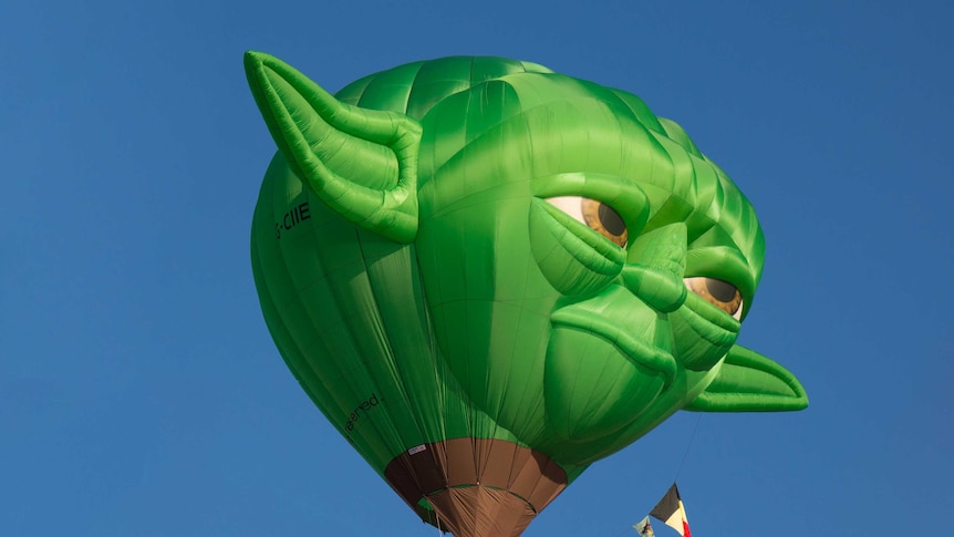 The Canberra Balloon Festival will have a visiting Star Wars character, Yoda at the event in March 2015.