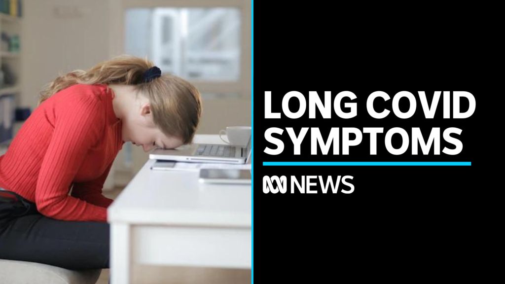A woman sitting on a couch, looking exhausted, representing the invisible burden of long COVID symptoms often dismissed by medical professionals.