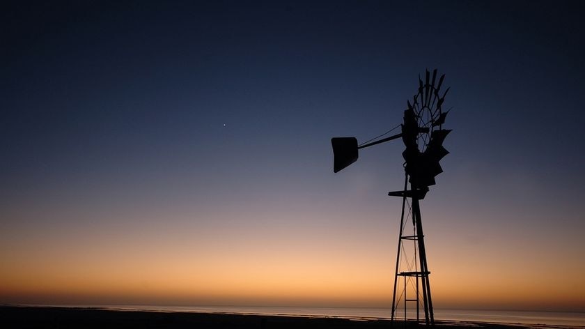 Sunrise in rural Australia