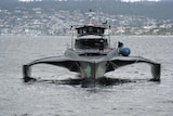 Sea Shepherd monohull Gojira in Hobart