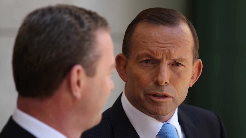 Tony Abbott and Christopher Pyne