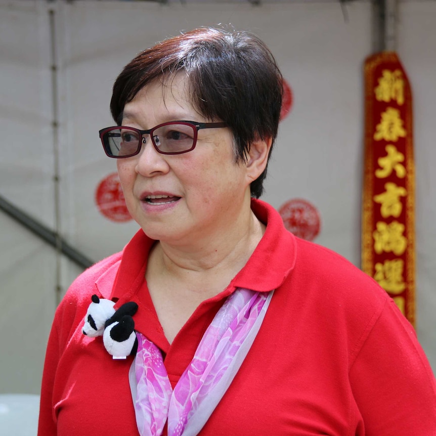 ACT Chinese Australian Association president Chin Wong at the National Multicultural Festival.